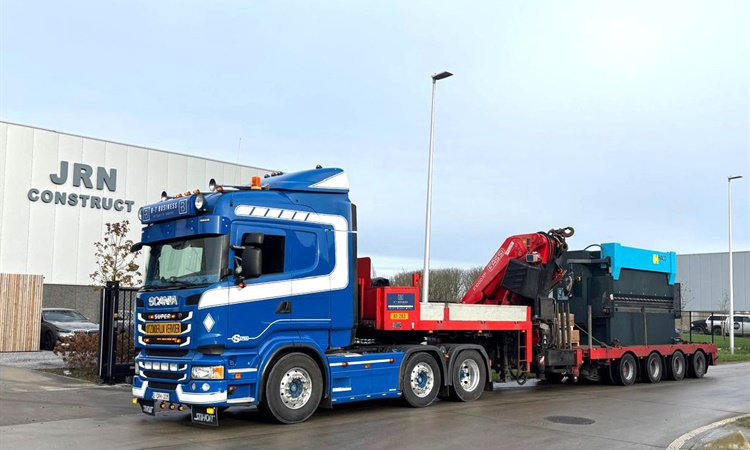 3de machine geleverd bij JRN construct