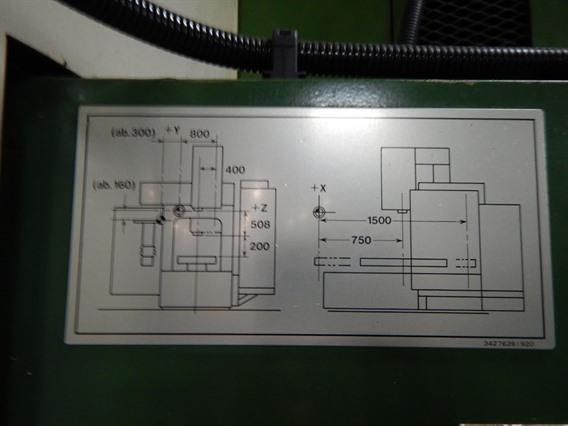 Mazak AJV-35/60 X: 1500 - Y: 800 - Z: 708 mm