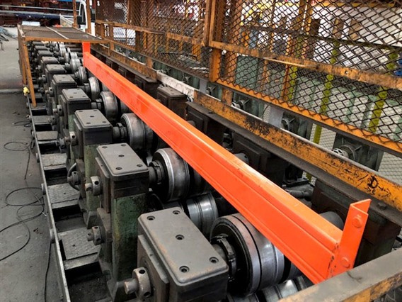 Polypal Rollforming line for pallet racks (2)