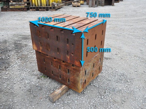 Clamping bloc 1000 x 750 x 500 mm