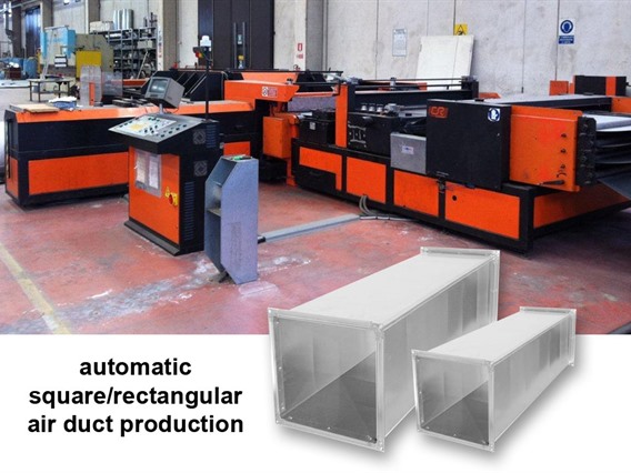 CR Electronic Square air ducts production line