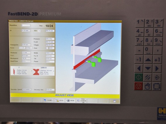 Haco PPES 135 ton x 4100 mm CNC