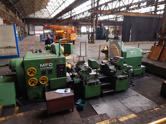 Hegenscheidt MFD DRH II 110K train wheel lathe