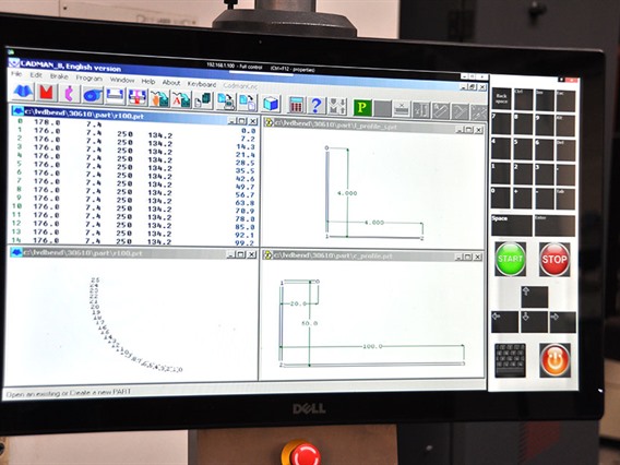 LVD PPEB-EFL Turbo 170 ton x 3100 mm CNC