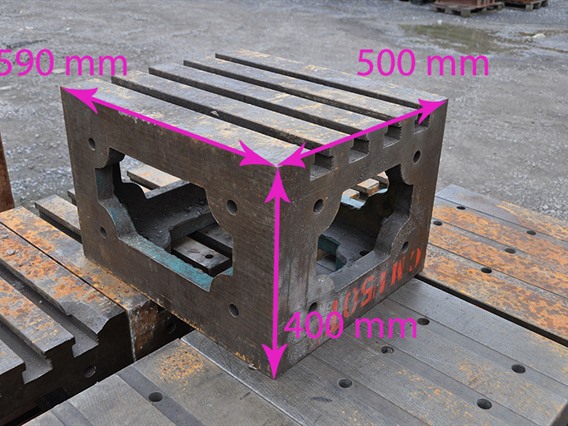 Clamping bloc 590 x 500 x 400 mm