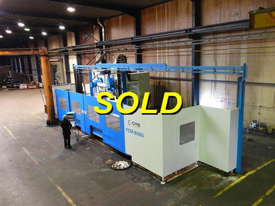 CME X: 8000 - Y: 1500 - Z: 1500 mm CNC