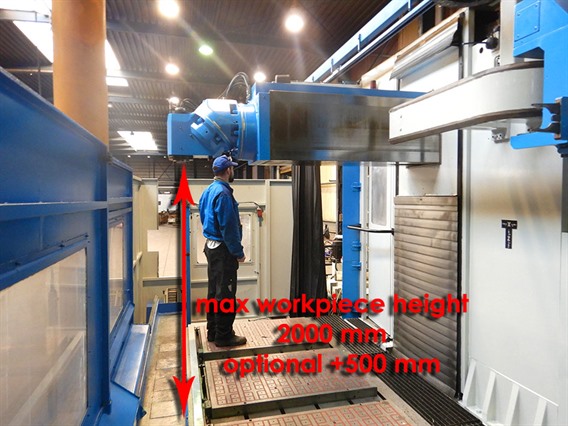 CME X: 8000 - Y: 1500 - Z: 1500 mm CNC