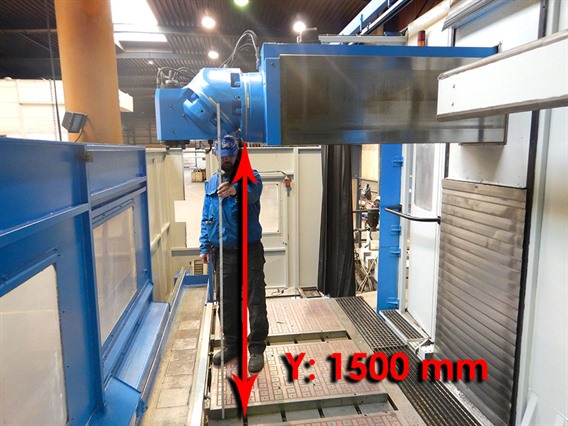 CME X: 8000 - Y: 1500 - Z: 1500 mm CNC