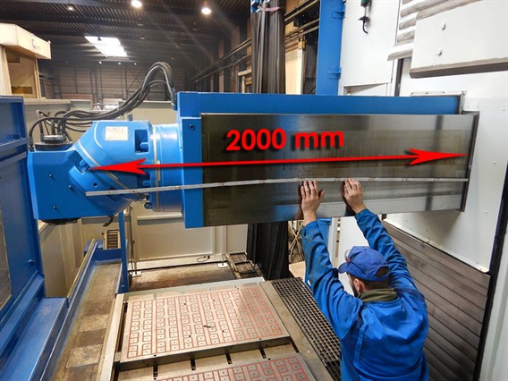 CME X: 8000 - Y: 1500 - Z: 1500 mm CNC