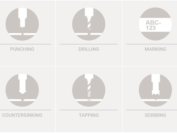 Ficep P 803 P - CNC drilling and punching line