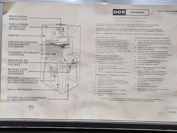 DCE dust exctraction unit