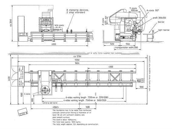 Elumatec SBZ 150 7540 mm CNC