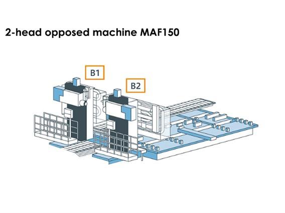 Mitsubishi MAF-S150A - Hor. boring mill for arm machining