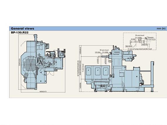 Toshiba/Shibaura BP-130R22 X: 4064 - Y: 2540 - Z: 1524 mm CNC