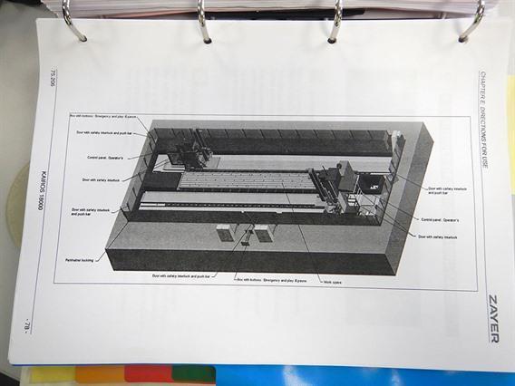 Zayer Kairos X: 18 000 - Y: 1200 - Z: 3220 mm CNC