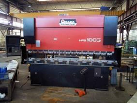 Amada Promecam HFB 100 ton x 3100 mm CNC, Hydraulische kantbanken & Hydraulische plooibanken