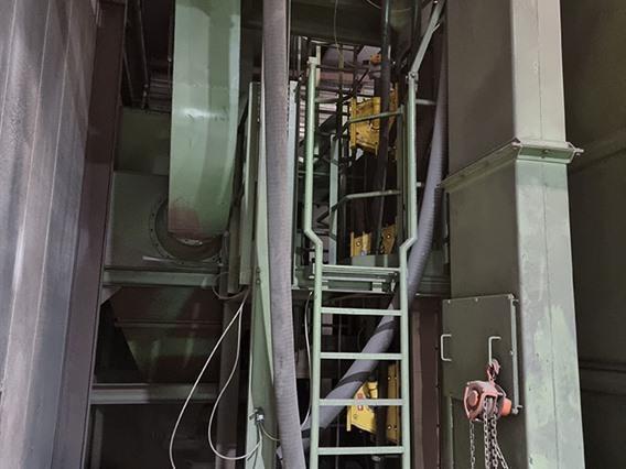 Wheelabrator KH3 1000 x 4000 mm 4 turbines