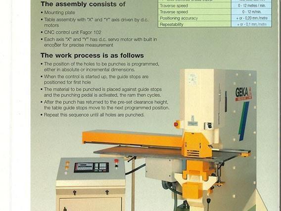 Geka Hydracrop SD 100 ton CNC