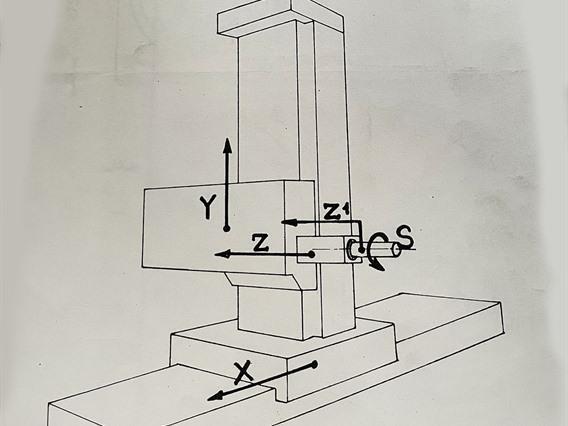 Ernault Somua X: 9250 - Y: 3000 - Z: 800 + 600 mm CNC