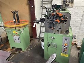 Bobbio BTS 200 spring coiling, Machines a plier, cambrer les fils