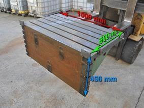 Clamping table 1000 x 600 x 450 mm, Opspanblokken - Hoekplaten & Opspantafels