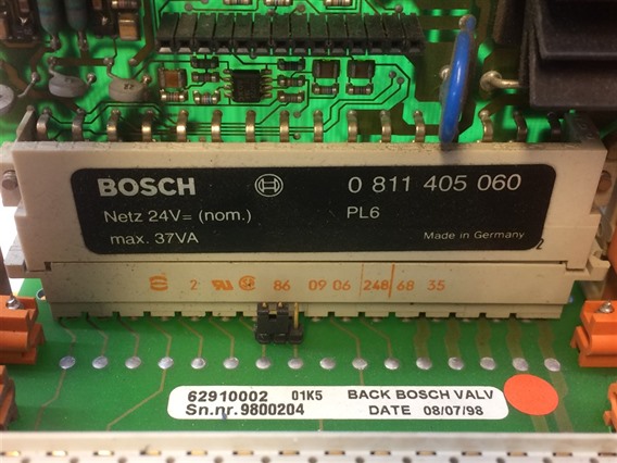 LVD BACK BOSCH VALV-