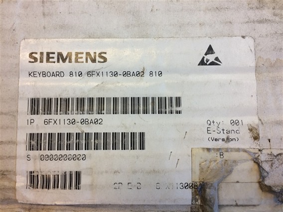 Siemens 6FX1130-0BA02 810 (6)-Keyboard 810