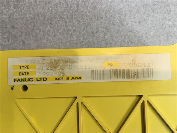 Fanuc Rack, Fanuc Series 16-MA,  A02B-0120-B511-