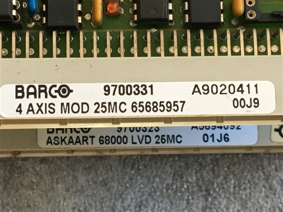 LVD A9020411 (13)-BARCO ASKAART UNIT 16 BIT