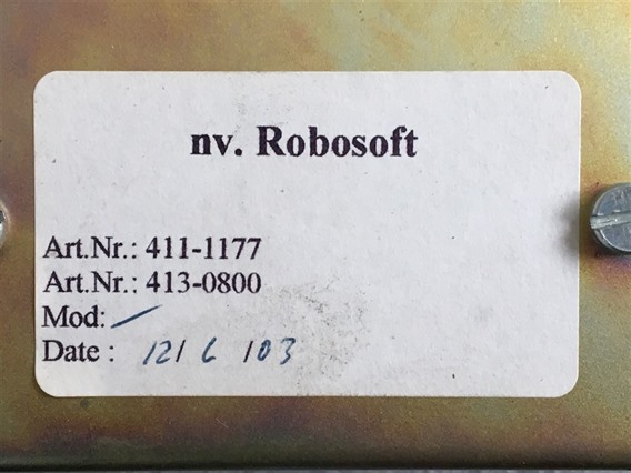 Robosoft 411-1177 / 413-0800