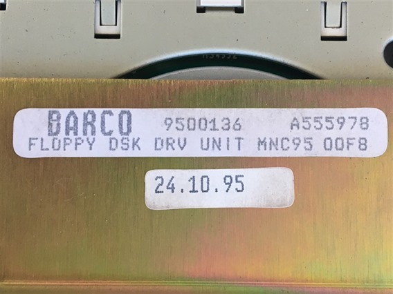 Barco A555978 (2)-BARCO FLOPPY DSK DRV UNIT MNC95