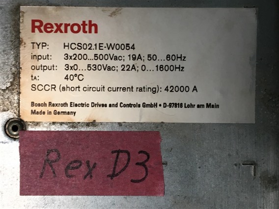 Rextroth HCS02.1E-W0054 (4)-