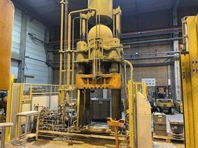 HL 1000 ton heated 4 column press, 4 column single action presses