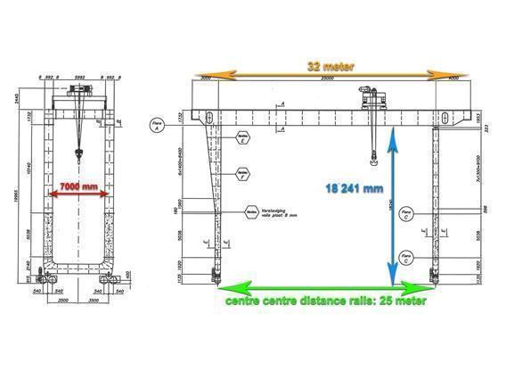 SWF 70 ton + 5 ton x 25 meter