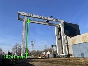 SWF Gantry Crane 70 ton + 5 ton x 25 meter, Trasportatori, Gru a portale, Gru a braccio