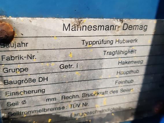 Demag hoist 10 ton