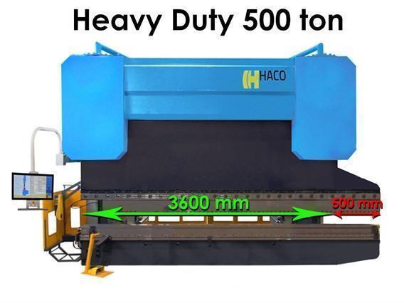 Haco ERM 500 ton x 4100 mm CNC heavy duty