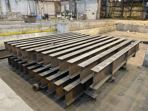 Welding table 2,5 x 5 meter