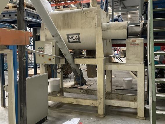 KEK Gardner  Mixer 1000L Plougshare + bagging unit