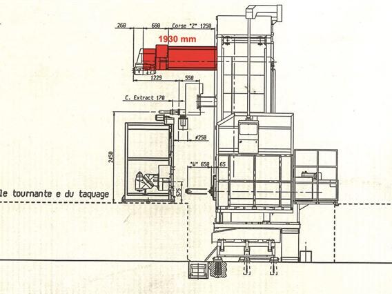 Parpas ML120-1 -8 axes X: 12 000- Y: 3500- Z: 1250 mm CNC