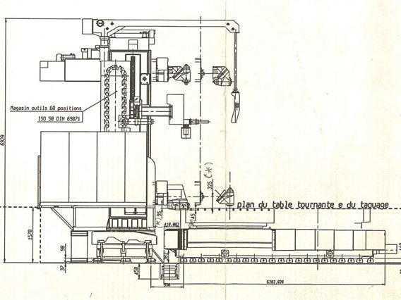 Parpas ML120-1 -8 axes X: 12 000- Y: 3500- Z: 1250 mm CNC