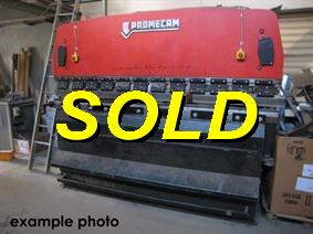 Amada Promecam RG 80 ton x 2500 mm, Hydraulic press brakes