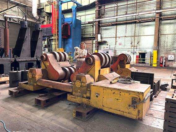 Esab-Pema welding rotator 450 ton