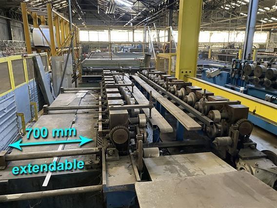 Dimeco rollforming line 1250 x 1 mm