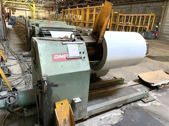 Dimeco rollforming line 1250 x 1 mm