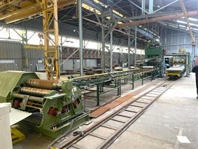 Pinchart Deny punching press + Lisse CBC 1250 x 8 mm  , Decoiling + / or Roll forminglines