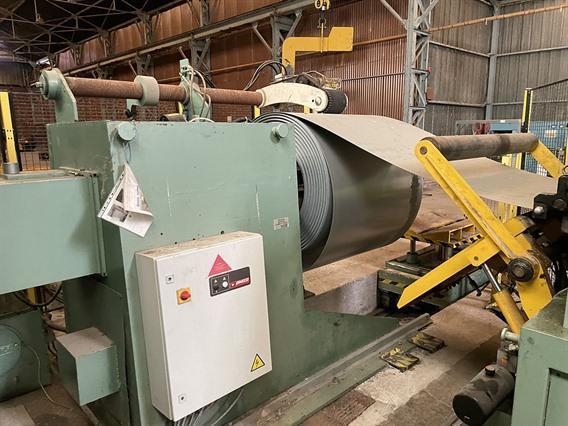 Dimeco decoiler & straightener 1000 x 6 mm