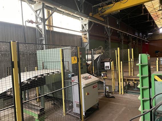 Dimeco decoiler & straightener 1000 x 6 mm