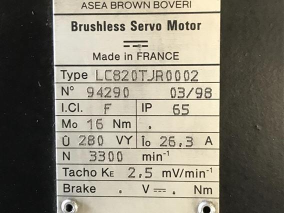 ABB Brushless Servo Motor LC630TJ R0002