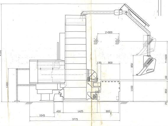 Soraluce SL8000 X: 6500 - Y: 1600 - Z: 900 mm CNC